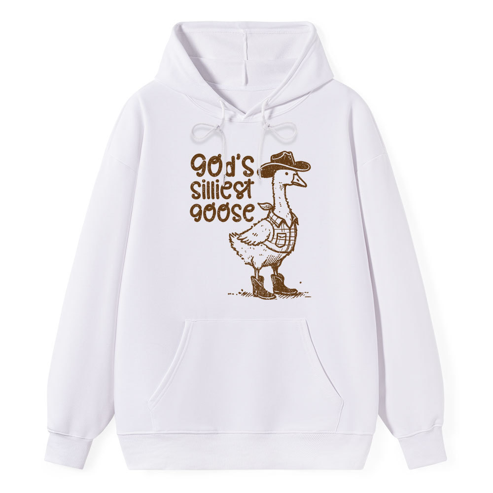 God's Silliest Goose Classic Christian Hoodie