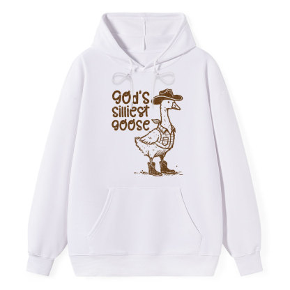 God's Silliest Goose Classic Christian Hoodie