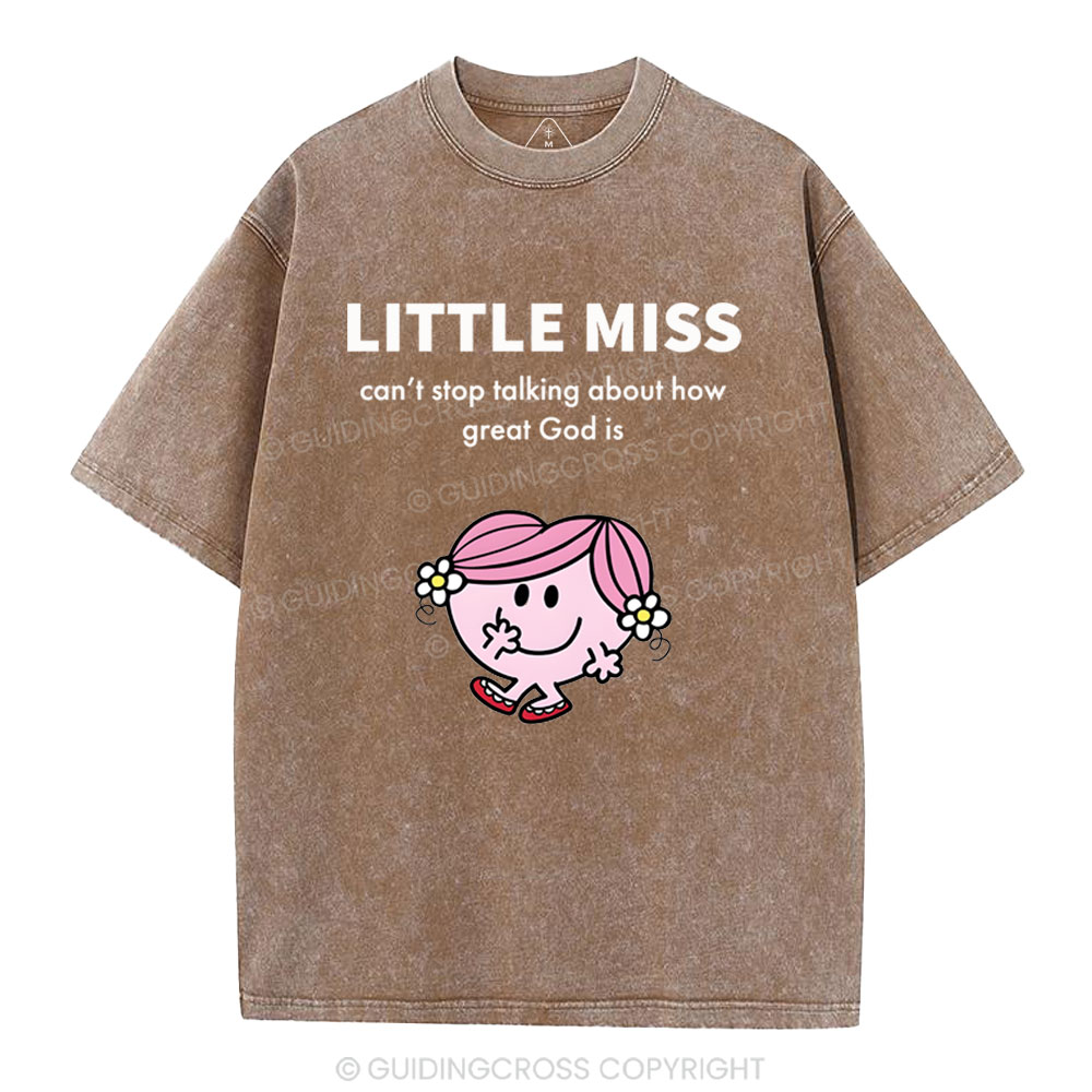 Little Miss Christian Washed T-Shirt
