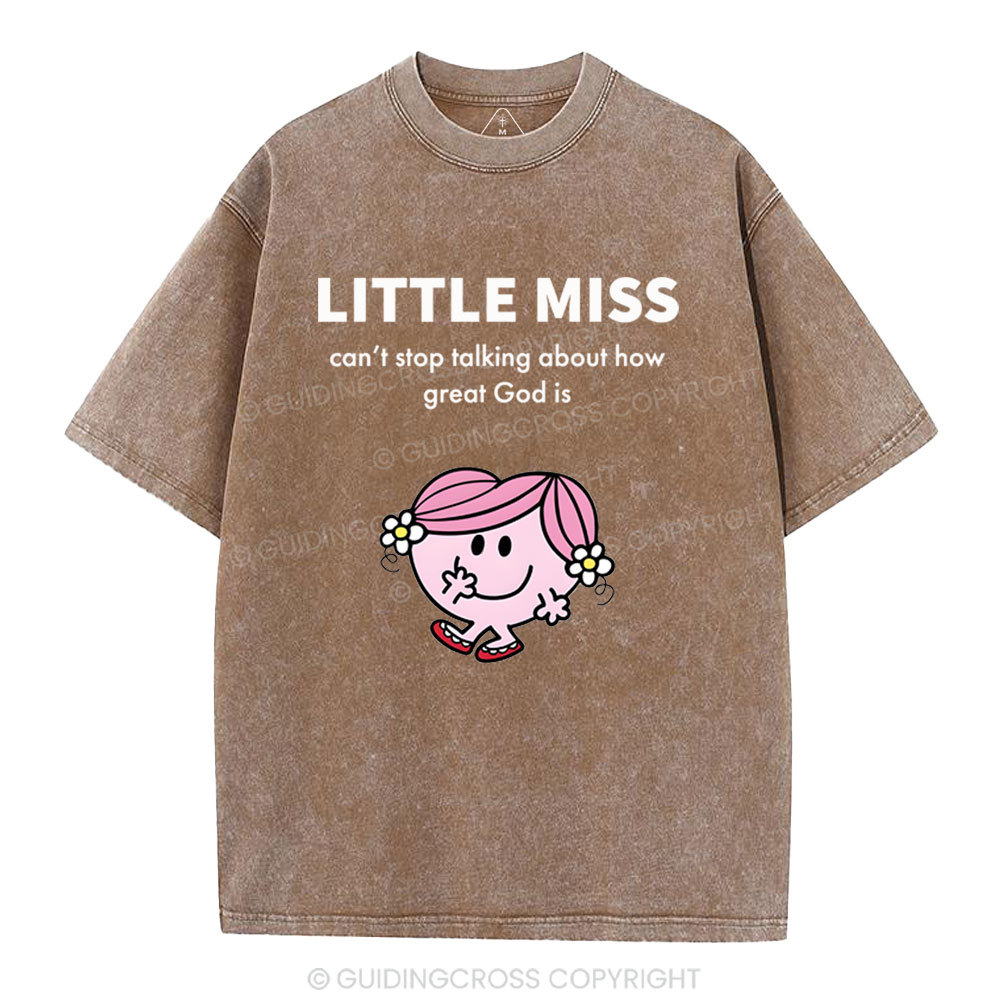 Little Miss Christian Washed T-Shirt
