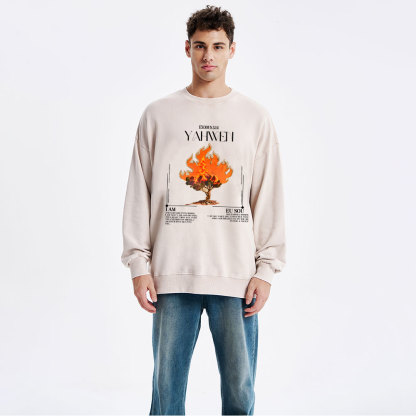 YAHWEH Christian Washed Sweatshirt