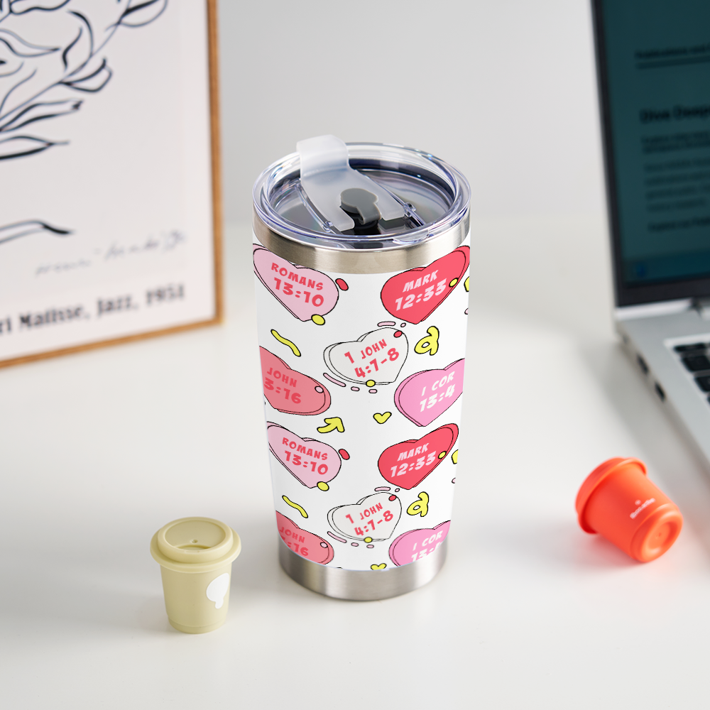 Personalized Cross Tumbler