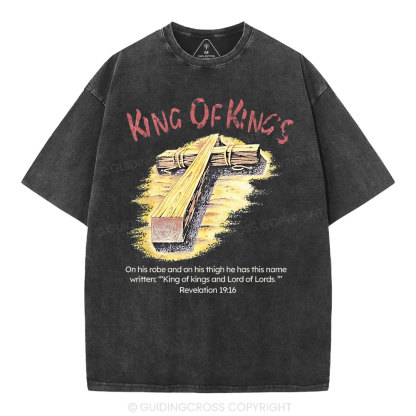 King Of Kings Christian Washed T-Shirt