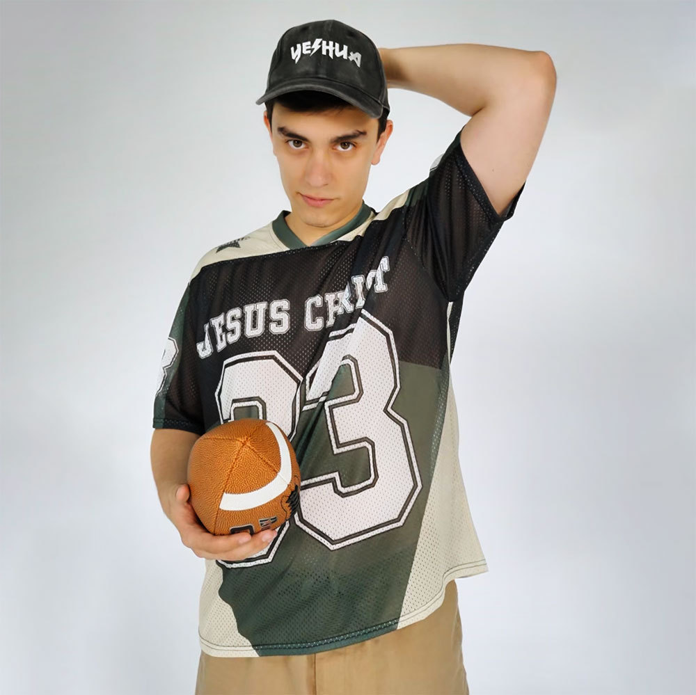 Jesus 33 Christian Mesh Jersey