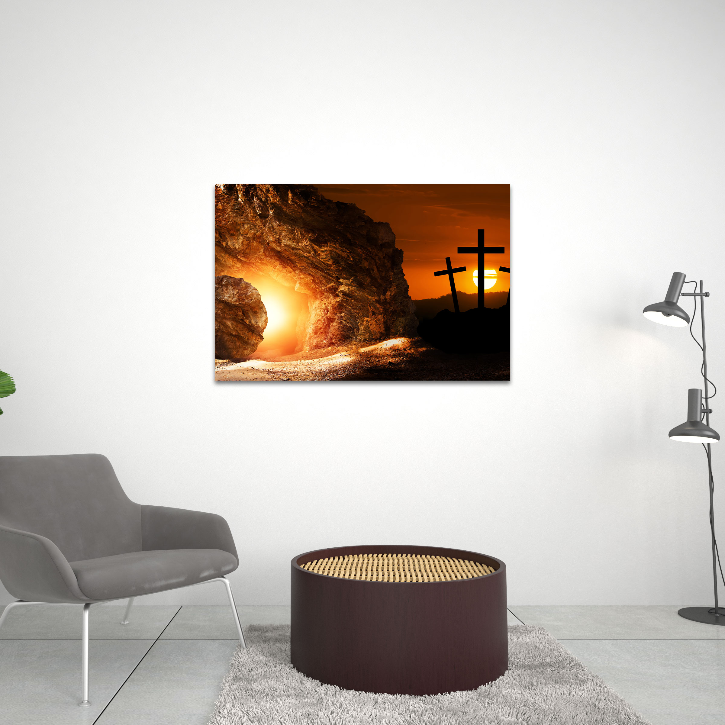 Resurrection Of Jesus Christ Christian Canvas Wall Art