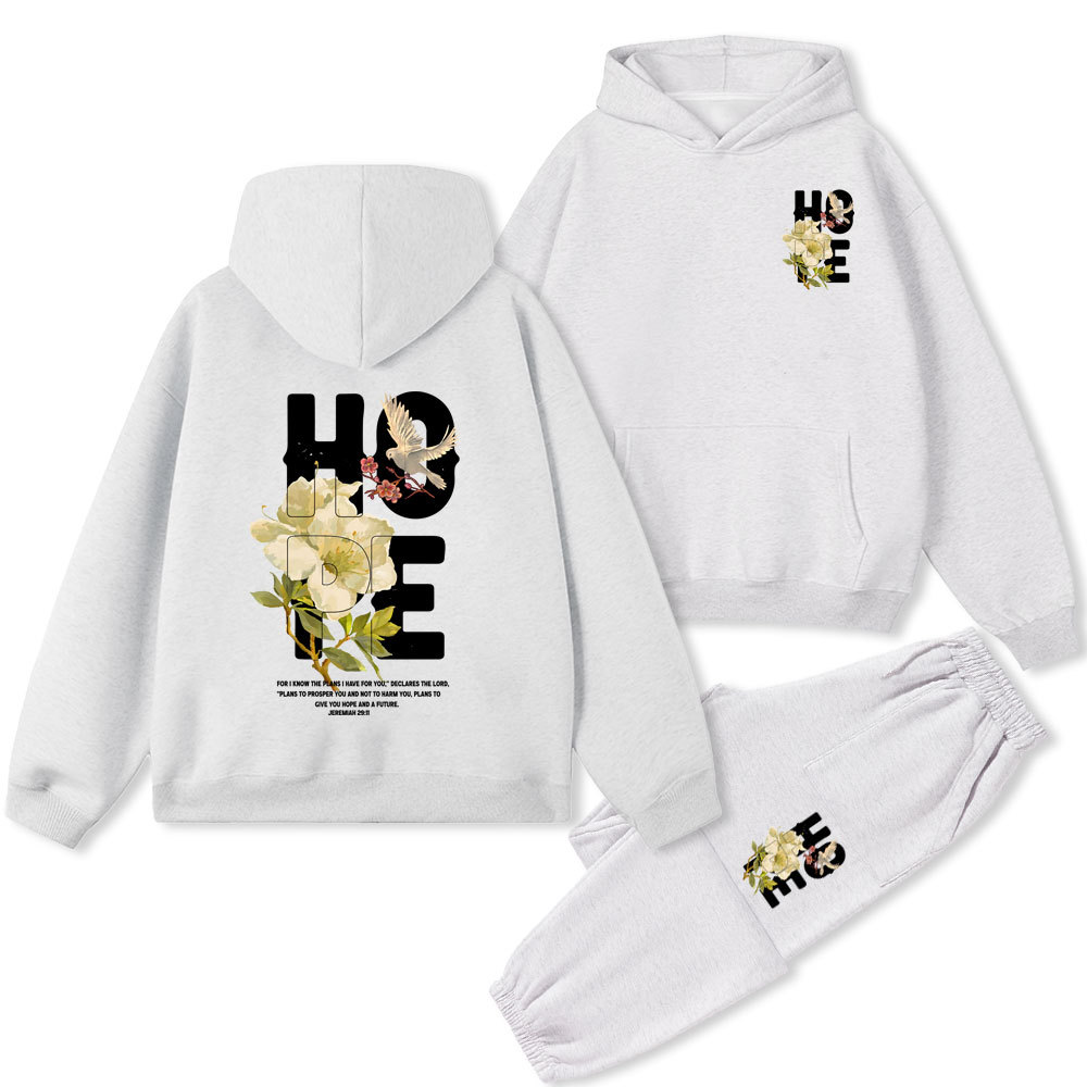 The Hope Christian Fleece Hoodie Set