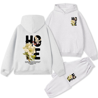 The Hope Christian Fleece Hoodie Set