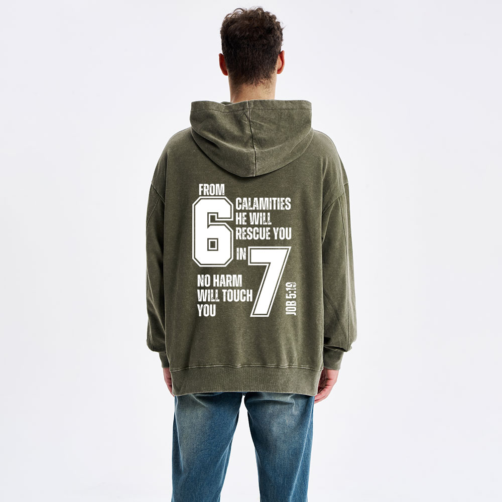 67 Vintage Christian Washed Hoodie 