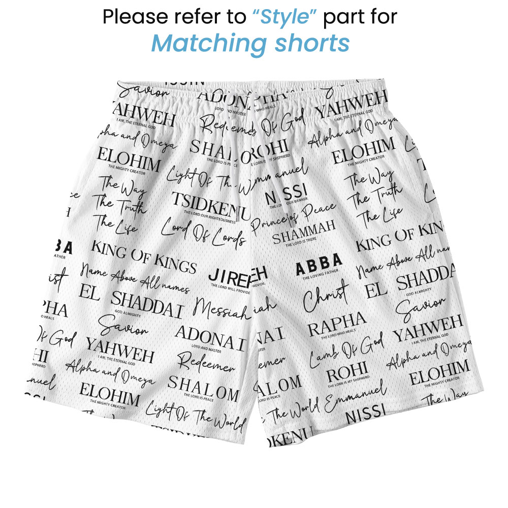 Jesus Is King Christian White Mesh Jersey