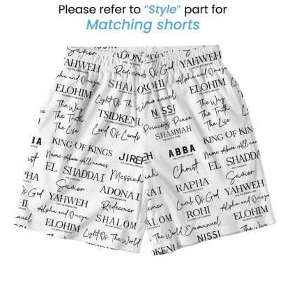 Jesus Is King Christian White Mesh Jersey