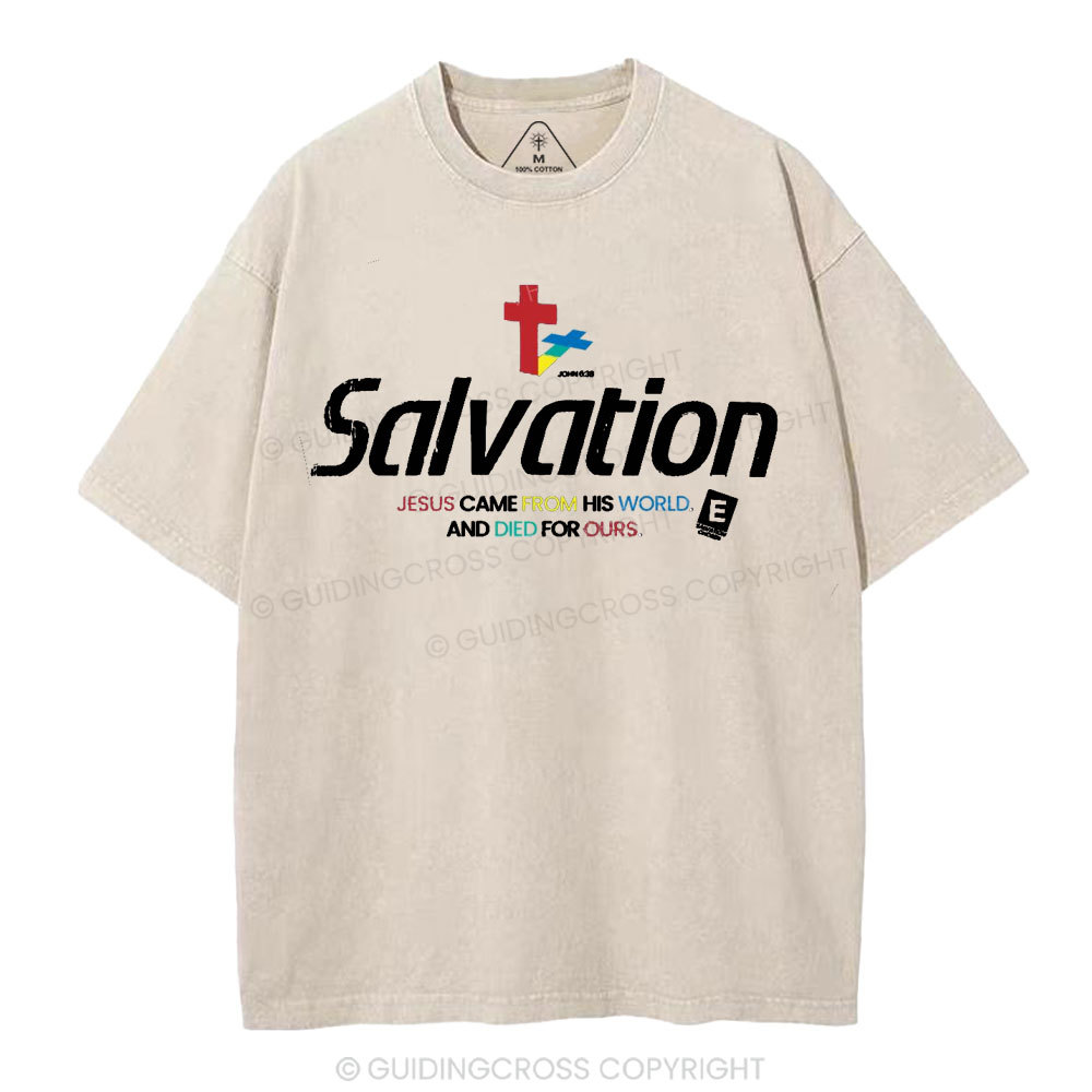 Salvation Christian Washed T-Shirt