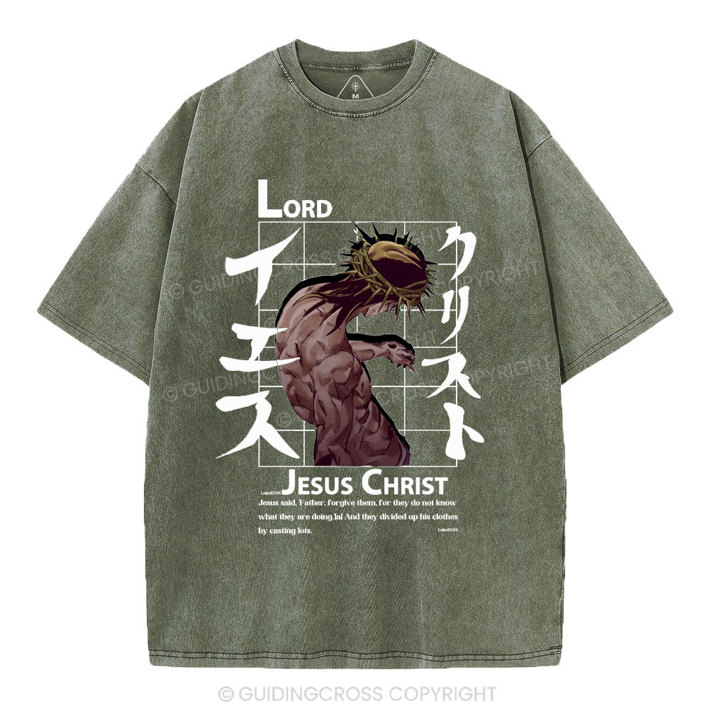 Jesus Christ Christian Washed T-Shirt