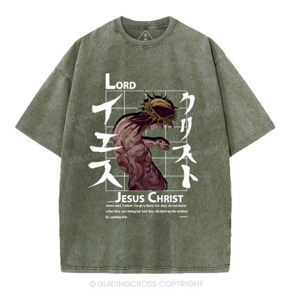 Jesus Christ Christian Washed T-Shirt