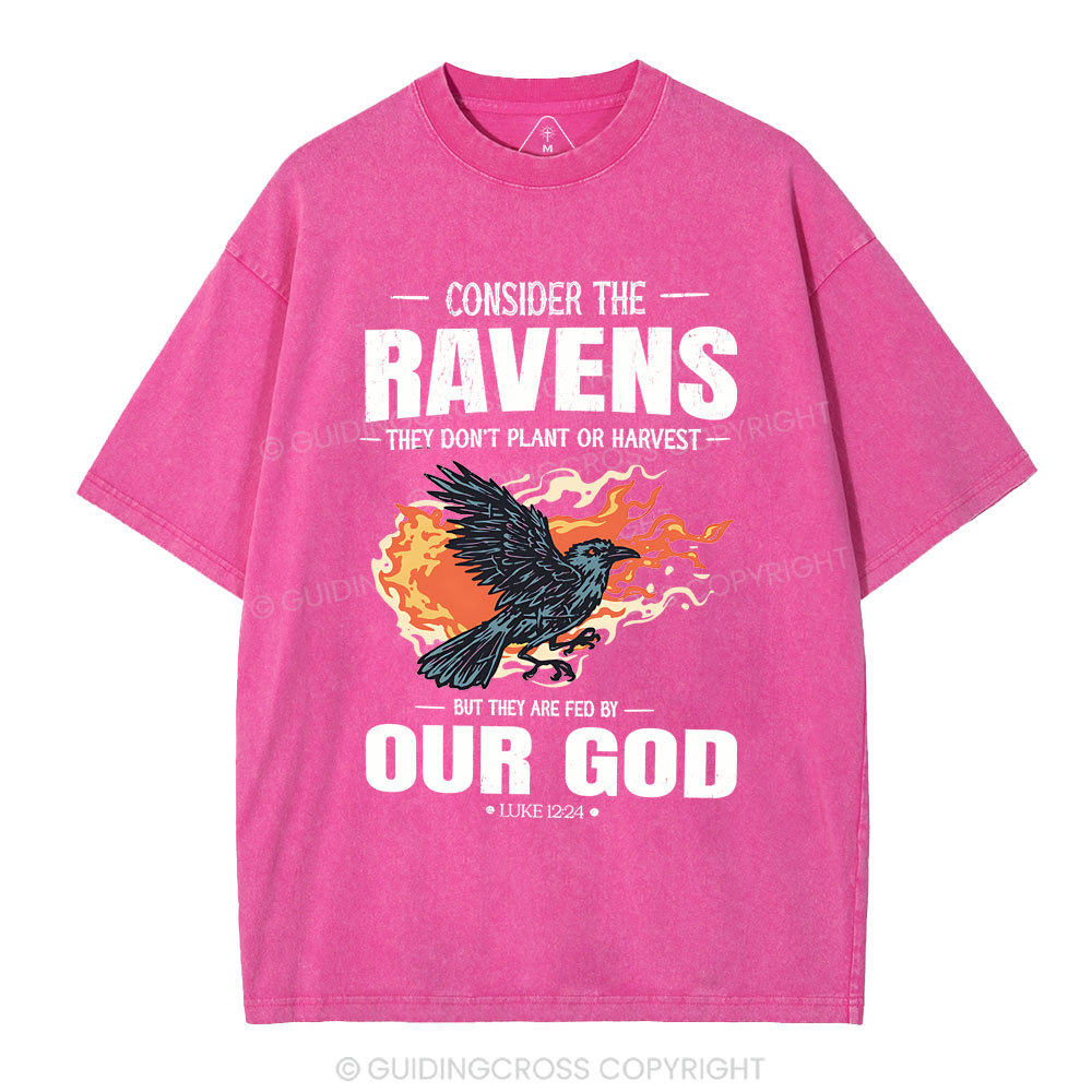 Consider The Ravens Christian Washed T-Shirt