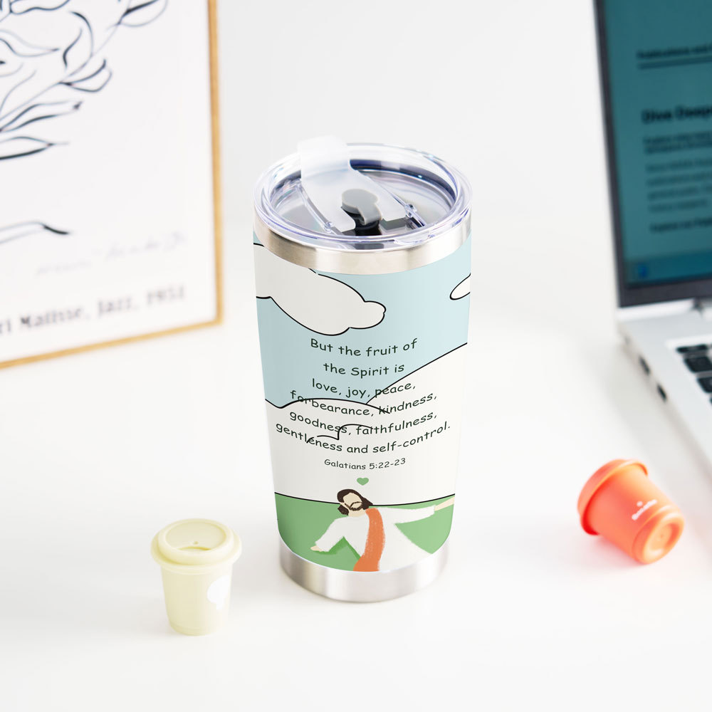 Love Joy Peace Christian 20OZ Tumbler