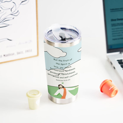 Love Joy Peace Christian 20OZ Tumbler