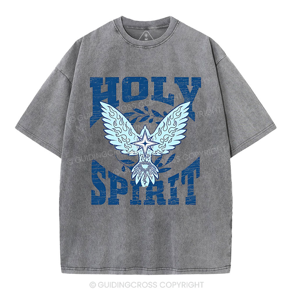 Holy Spirit Christian Washed T-Shirt