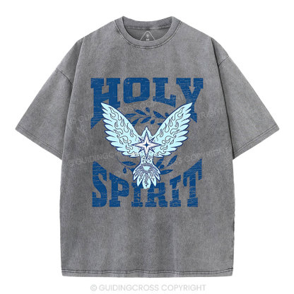 Holy Spirit Christian Washed T-Shirt