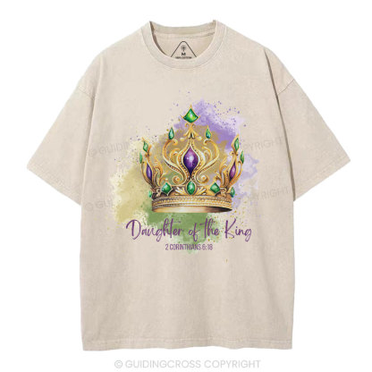 Daughter Of The King Christian Washed T-Shirt