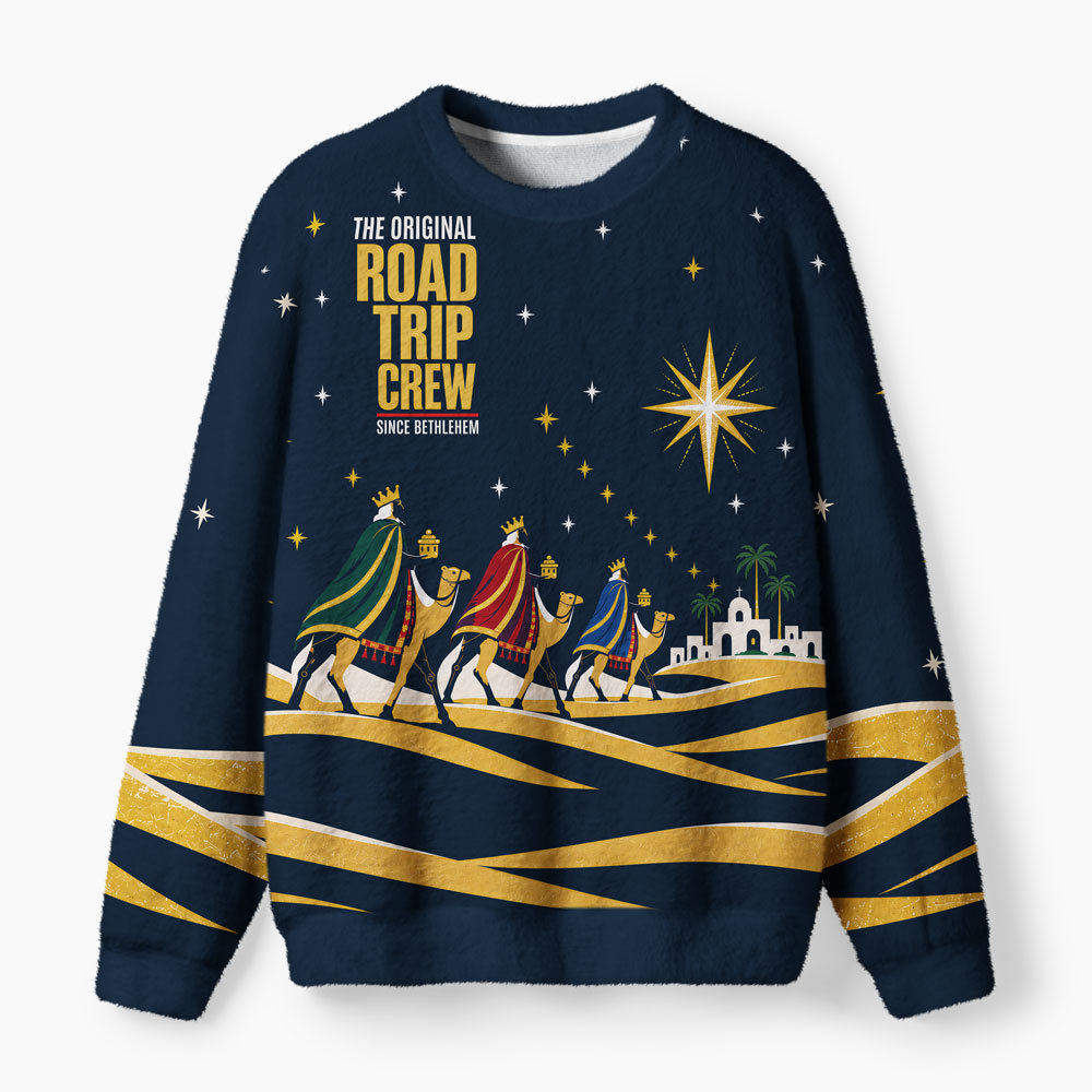 The Original Road Trip Crew Furry Christian Lightweight Sweater