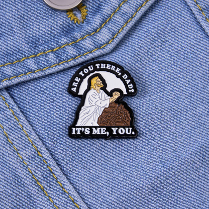 Are You There Dad Christian Pin