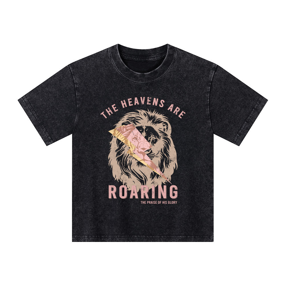 The Heavens Are Roaring Kid Washed T-Shirt
