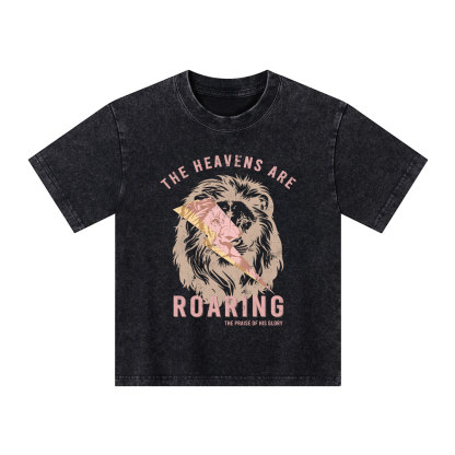 The Heavens Are Roaring Kid Washed T-Shirt
