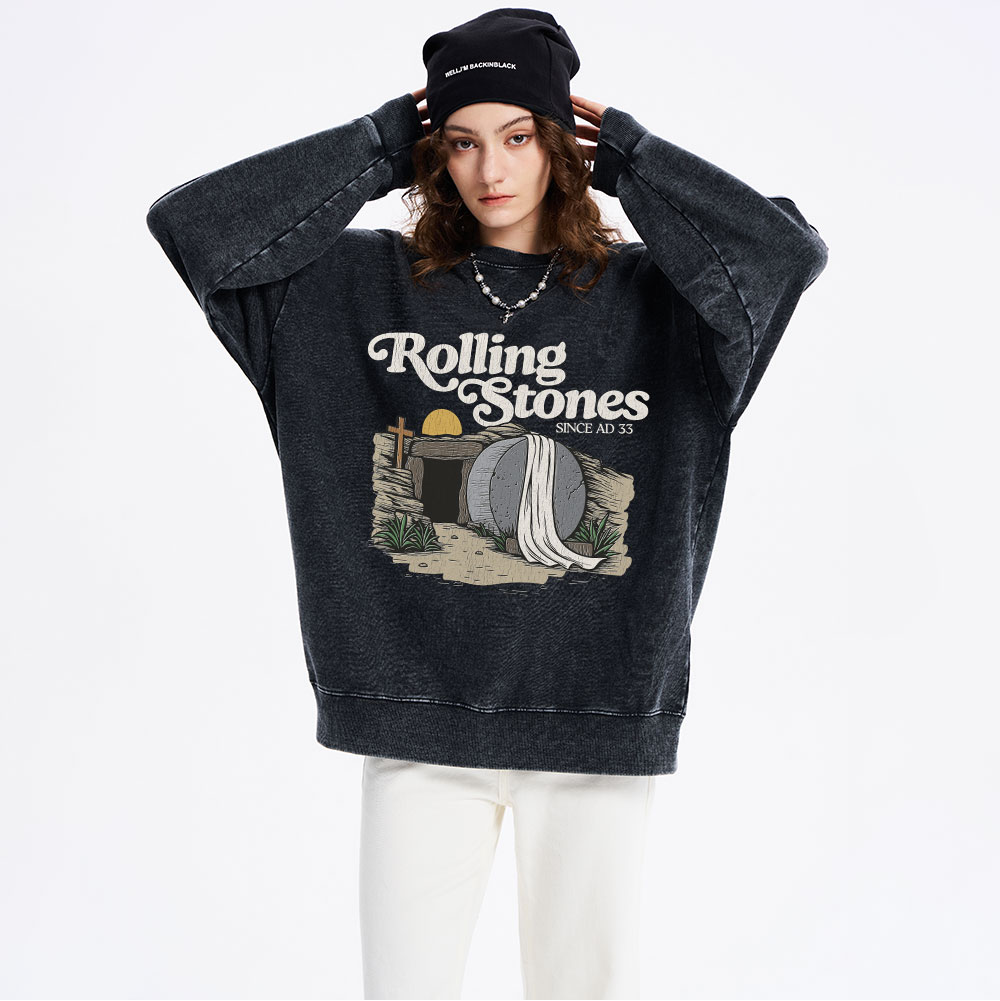 Rolling Stone Christian Washed Sweatshirt