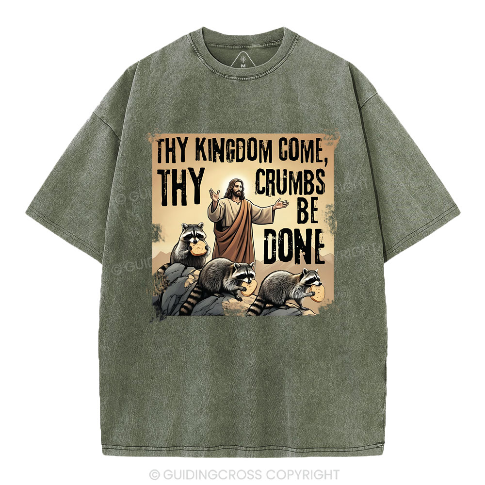 Thy Kingdom Come Christian Washed T-Shirt