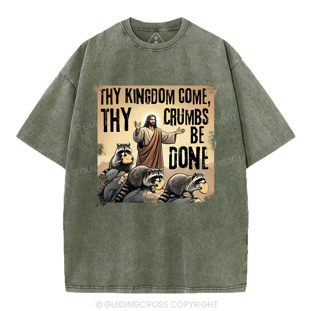 Thy Kingdom Come Christian Washed T-Shirt