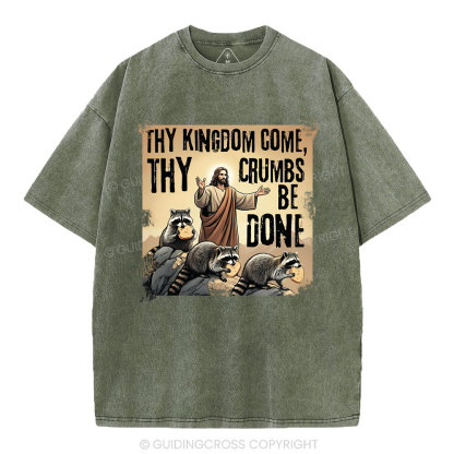 Thy Kingdom Come Christian Washed T-Shirt