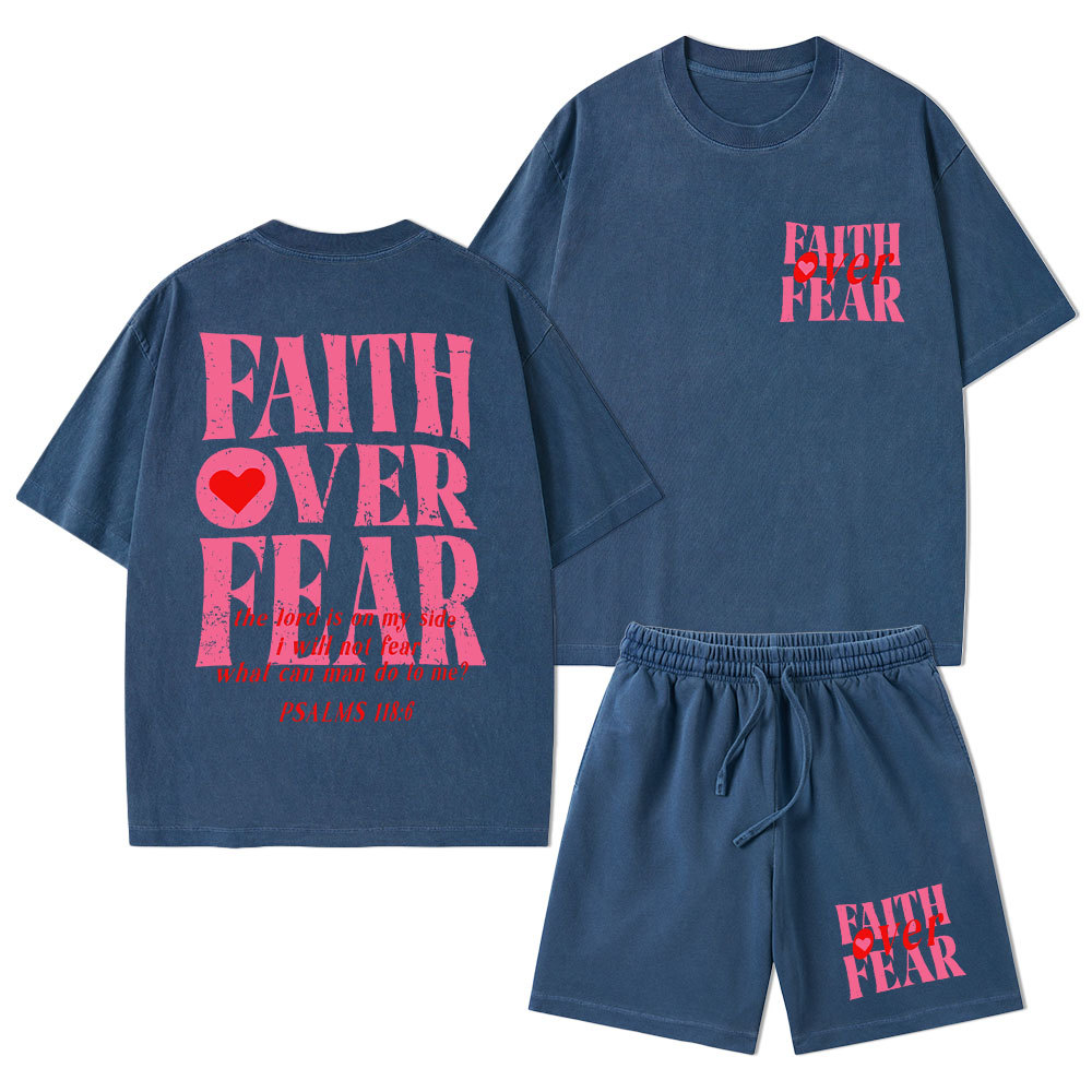 Daughter Of The King Christian Washed T-Shirt & Shorts