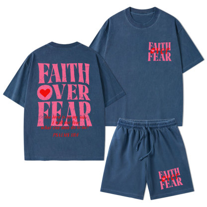 Daughter Of The King Christian Washed T-Shirt & Shorts