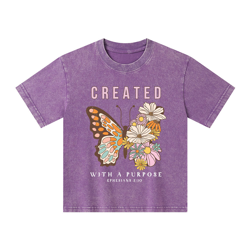Created With Purpose Kid Washed T-Shirt