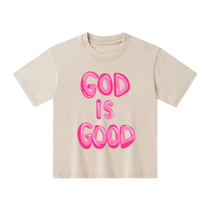 God Is Good Kid Washed T-Shirt