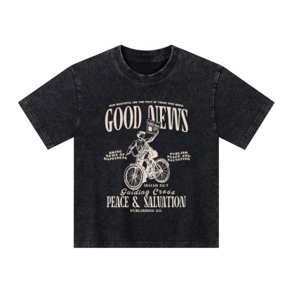 Good News Kid Washed T-Shirt