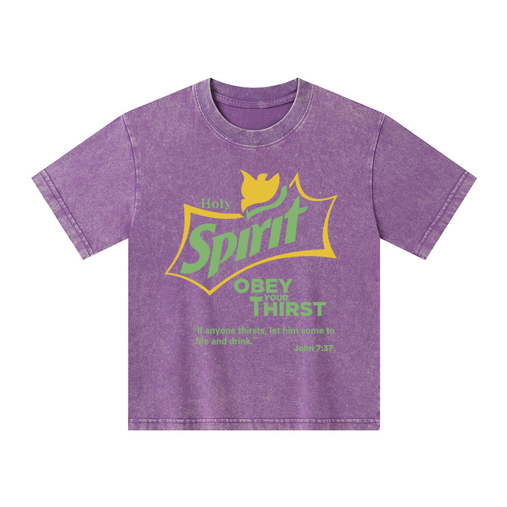 Holy Spirit Kid Washed T-Shirt