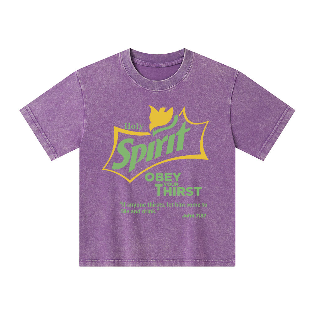 Holy Spirit Kid Washed T-Shirt