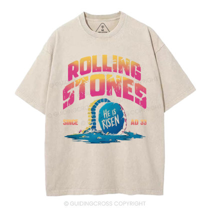 Rolling Stone Trend Christian Washed T-Shirt