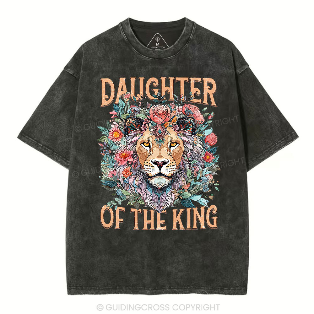 Daughter Of The King Christian Washed T-Shirt Sale - GuidingCross