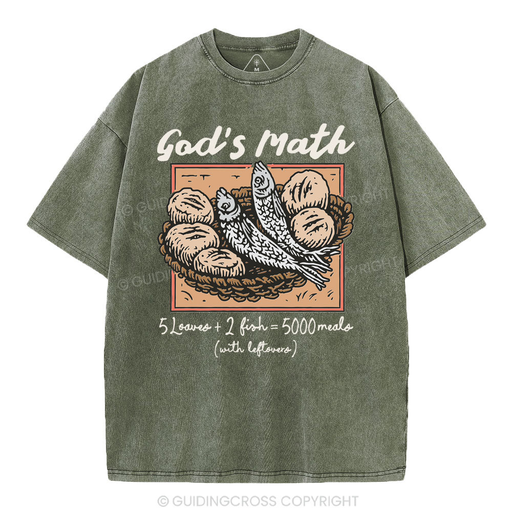 God's Math Christian Washed T-Shirt