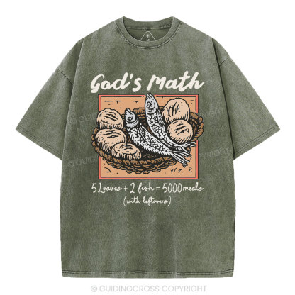 God's Math Christian Washed T-Shirt