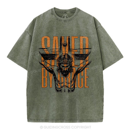 Save By Grace Christian Washed T-Shirt