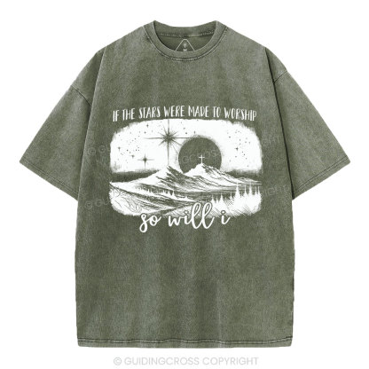 So Will I Christian Washed T-Shirt