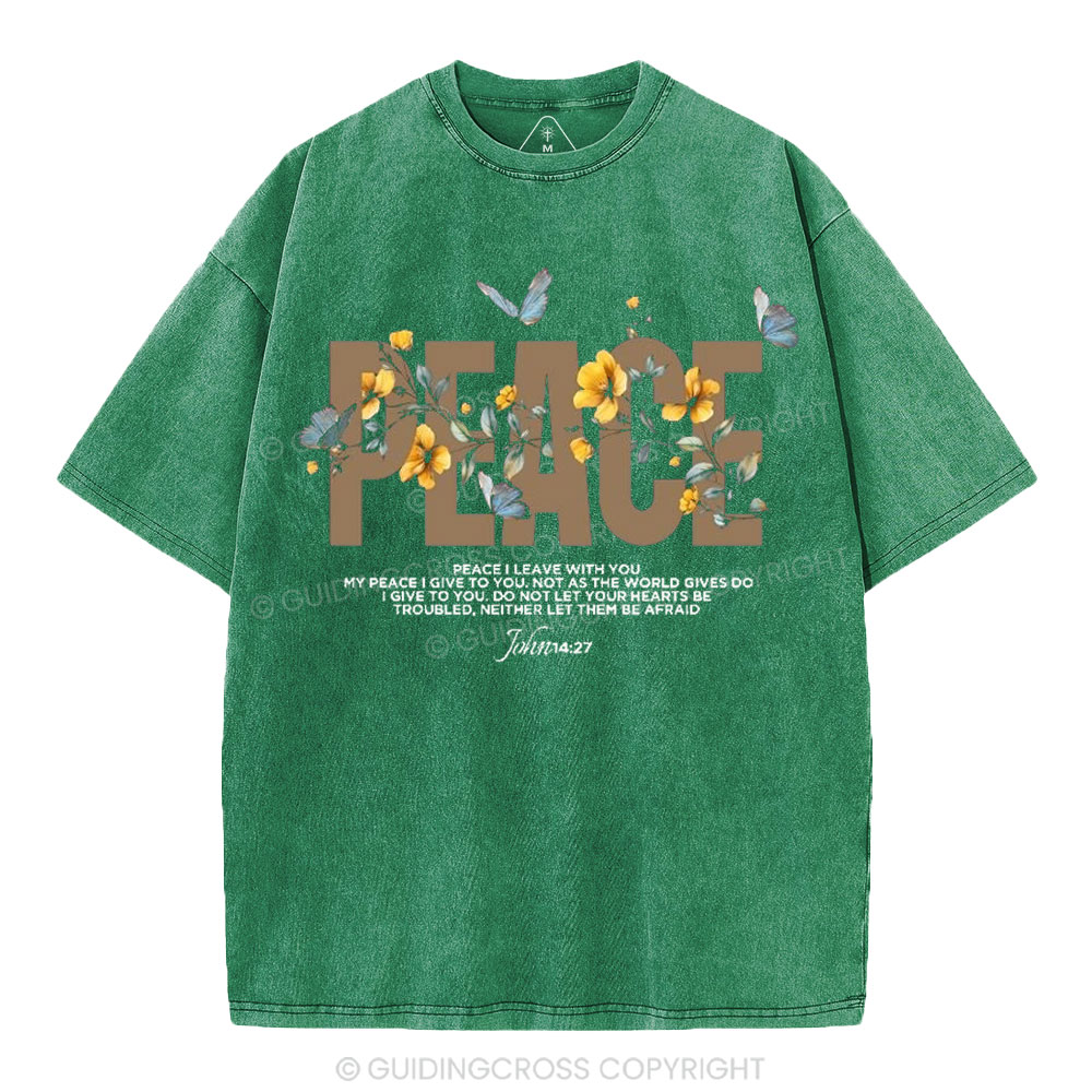 Peace Christian Washed T-Shirt