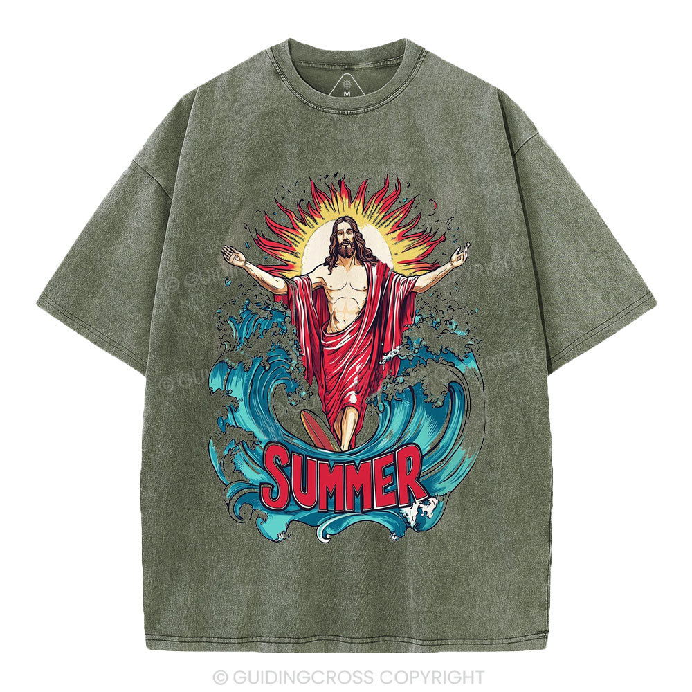 New-Sample Christian Washed T-Shirt Sale - GuidingCross