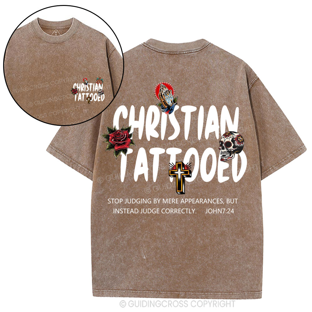 Christian & Tattooed Christian Washed T-Shirt