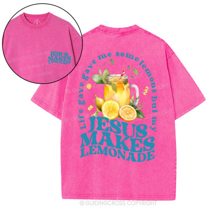 Jesus Makes Lemonade Christian Washed T-Shirt