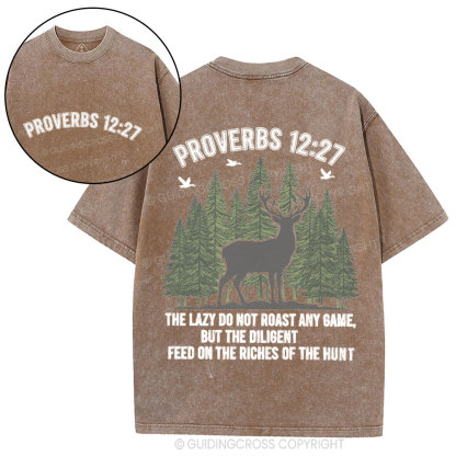 The Lazy Do Not Roast Any Game Christian Washed T-Shirt