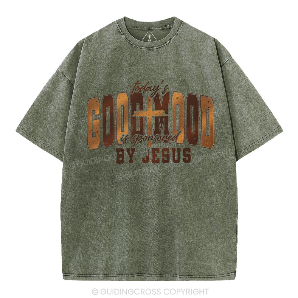 Today's Goodmood Is Sponsored By Jesus Christian Washed T-Shirt